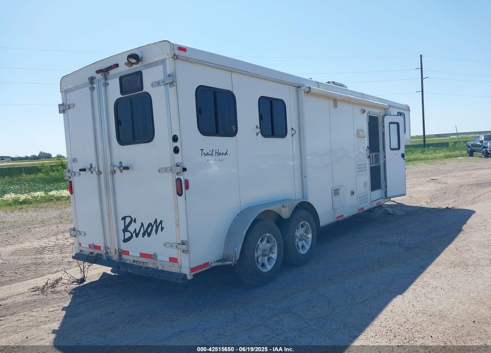 2012 BISON 280 TRAILHEAD HORSE TRAILER VIN: 51Y335727C2002458