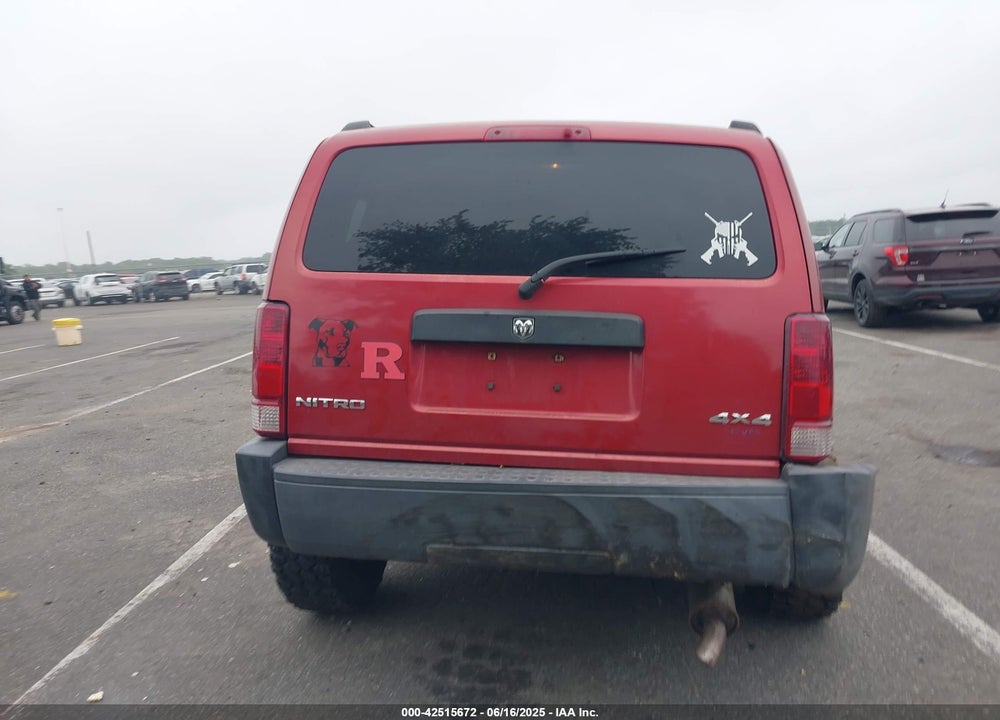 2007 DODGE NITRO VIN: 1D8GU28K17W692234