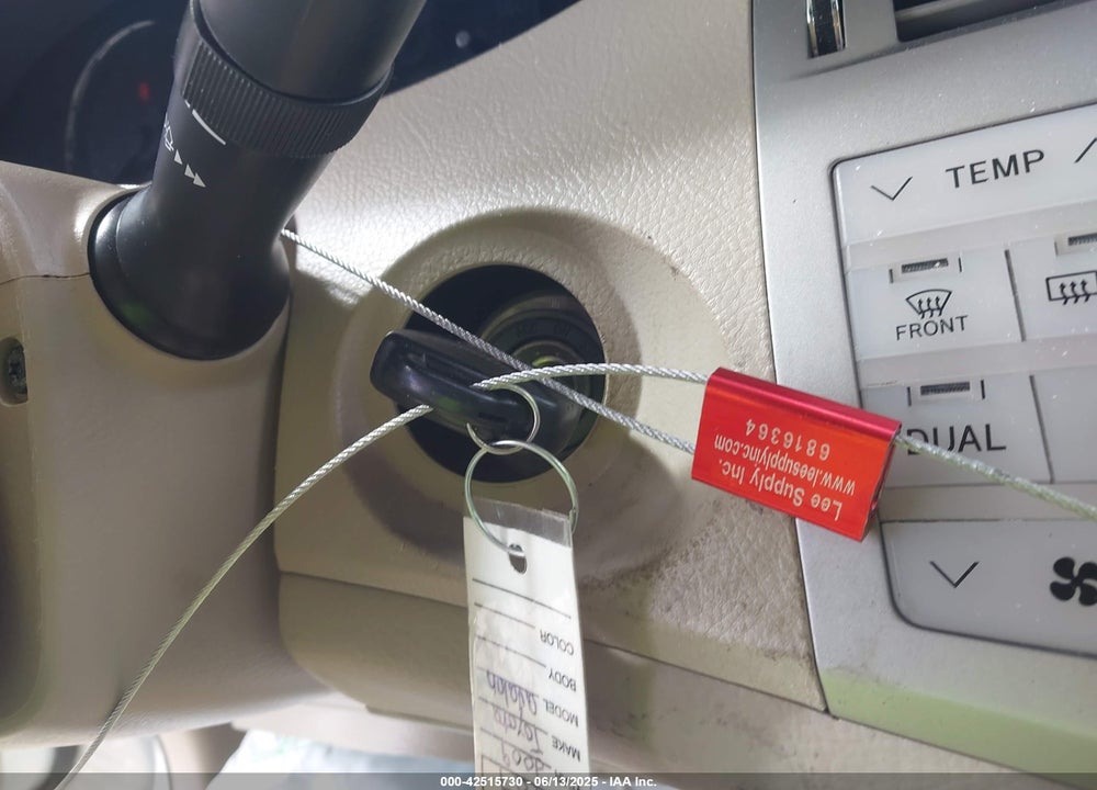 2009 TOYOTA AVALON VIN: 4T1BK36B69U343796