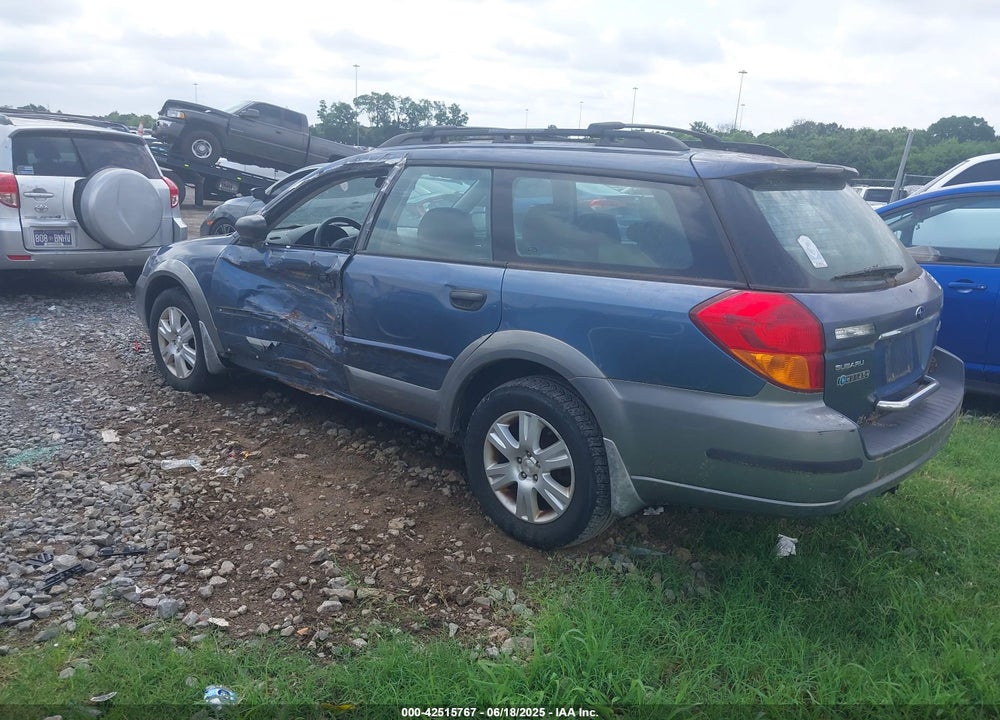 2005 SUBARU OUTBACK 2.5I VIN: 4S4BP61C257392280