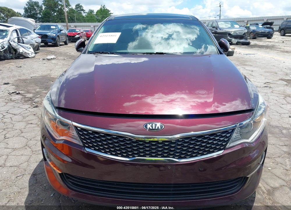 2016 KIA OPTIMA VIN: 5XXGU4L37GG009108