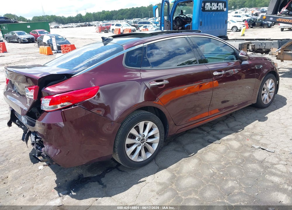2016 KIA OPTIMA VIN: 5XXGU4L37GG009108