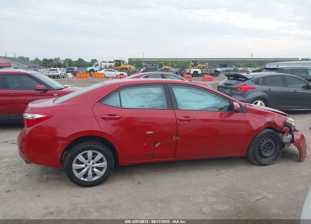 2016 TOYOTA COROLLA VIN: 5YFBURHE4GP551078
