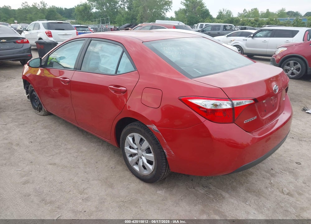 2016 TOYOTA COROLLA VIN: 5YFBURHE4GP551078
