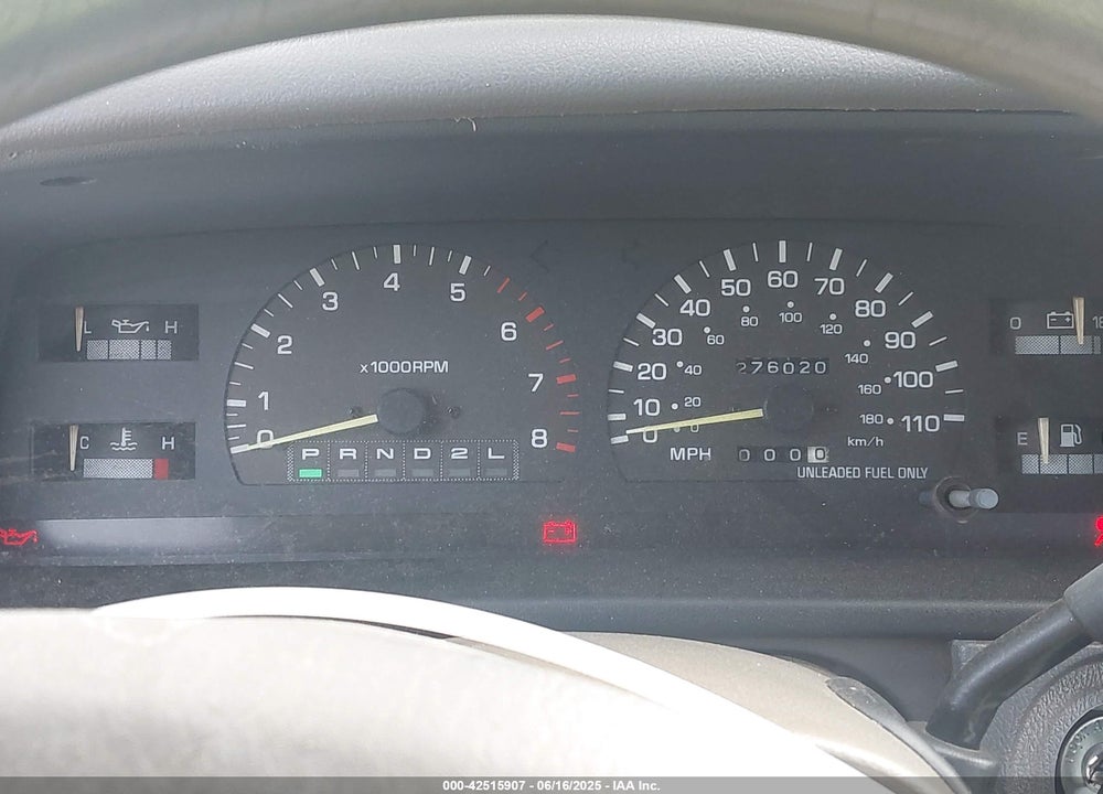 1995 TOYOTA T100 DX VIN: JT4VD11E5S0003702