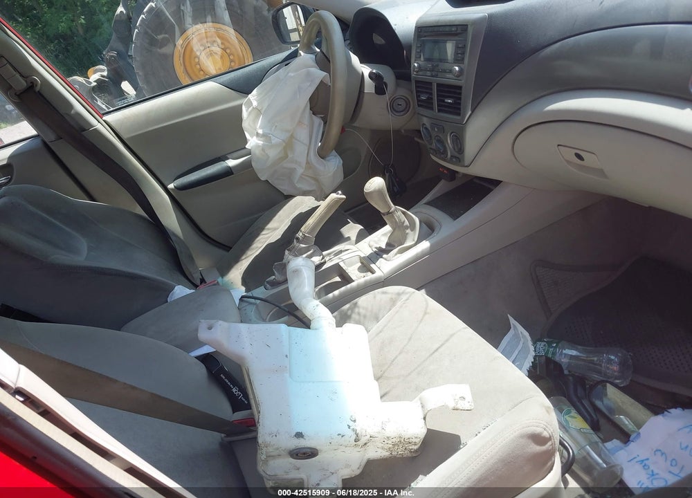 2008 SUBARU IMPREZA VIN: JF1GE61618G514017