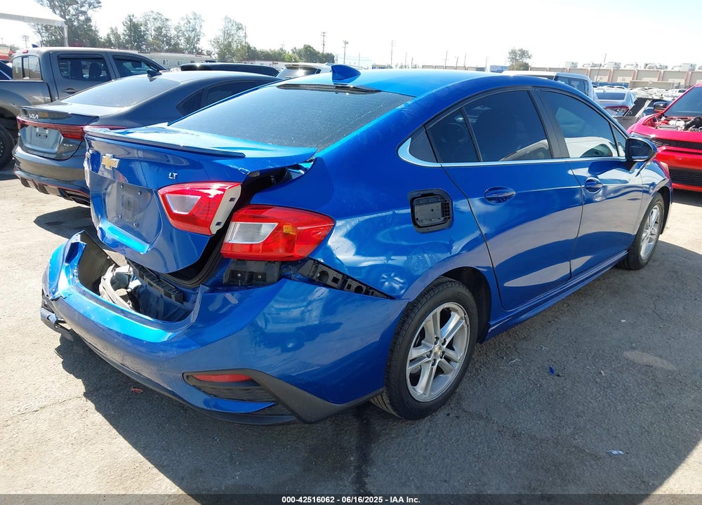 2016 CHEVROLET CRUZE LT AUTO VIN: 1G1BE5SM4G7311786