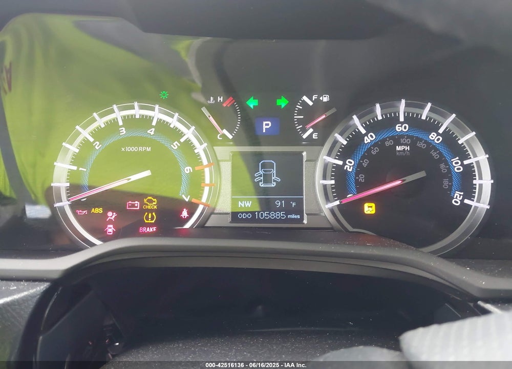 2019 TOYOTA 4RUNNER VIN: JTEBU5JR9K5712676