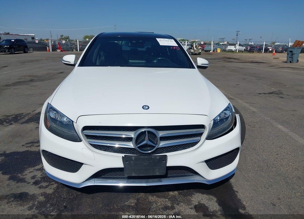 2016 MERCEDES-BENZ C VIN: 55SWF4JB8GU119084