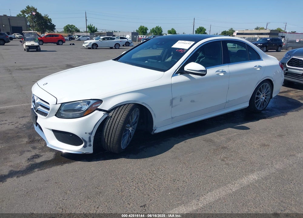 2016 MERCEDES-BENZ C VIN: 55SWF4JB8GU119084