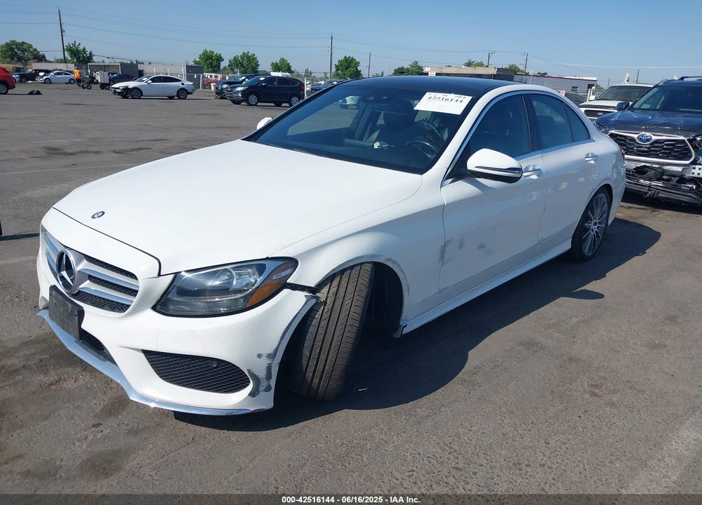 2016 MERCEDES-BENZ C VIN: 55SWF4JB8GU119084