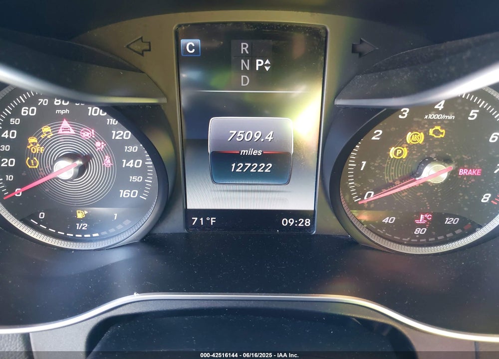 2016 MERCEDES-BENZ C VIN: 55SWF4JB8GU119084