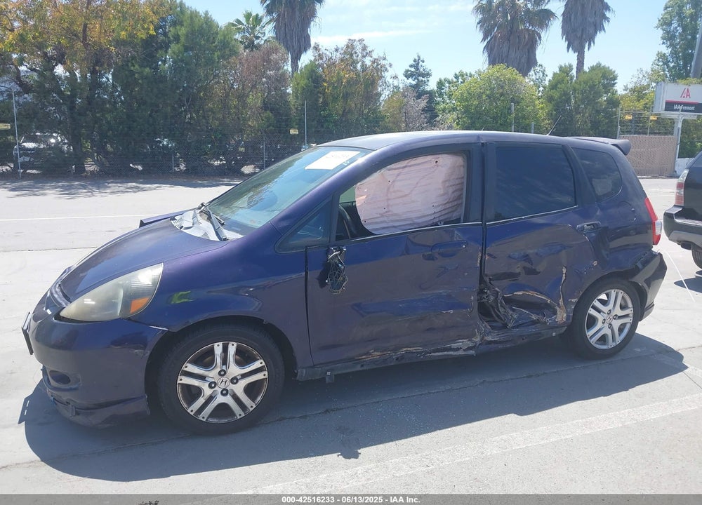 2008 HONDA FIT SPORT VIN: JHMGD38648S031831