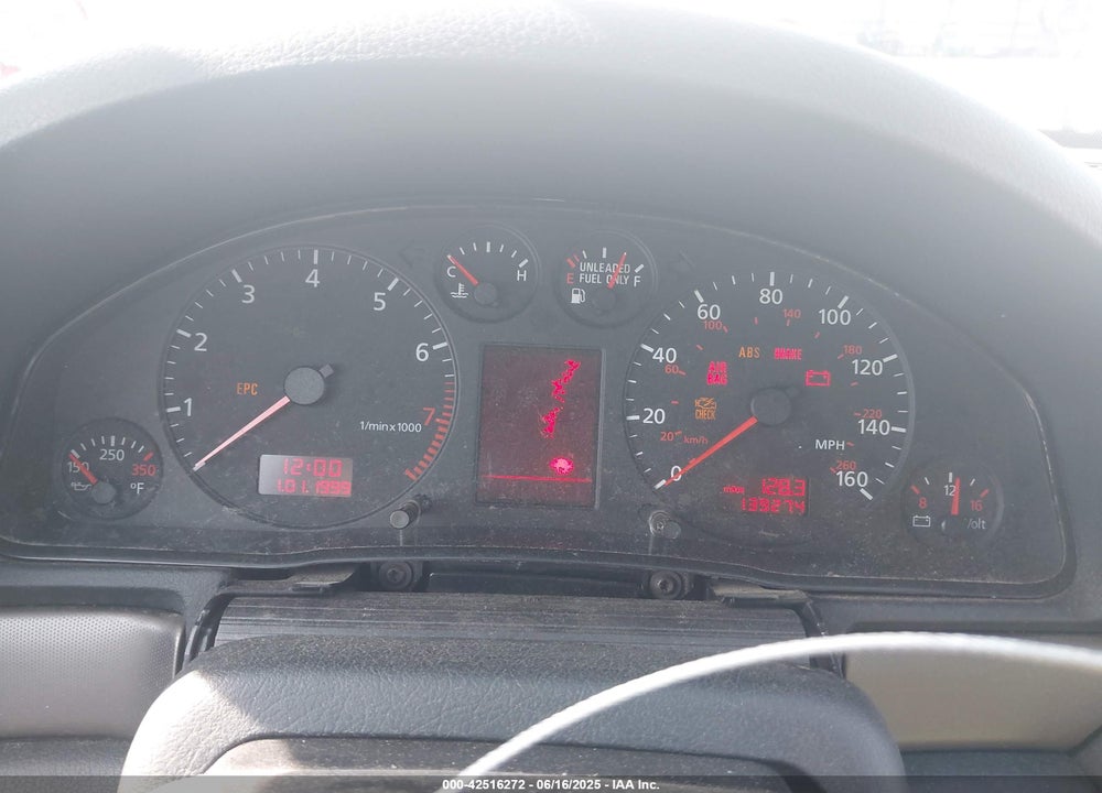 2001 AUDI A4 1.8 T VIN: WAUDC68DX1A021871