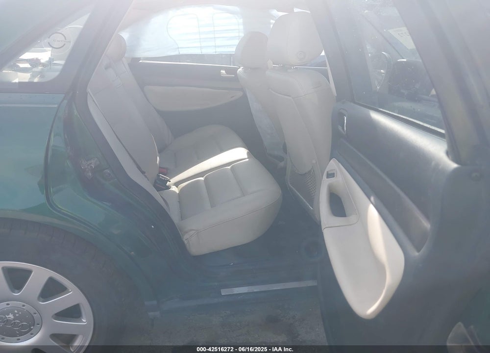 2001 AUDI A4 1.8 T VIN: WAUDC68DX1A021871