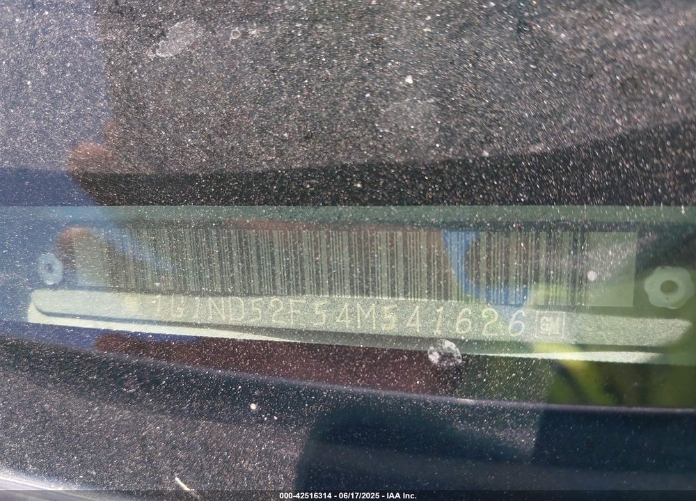 2004 CHEVROLET CLASSIC VIN: 1G1ND52F54M541626