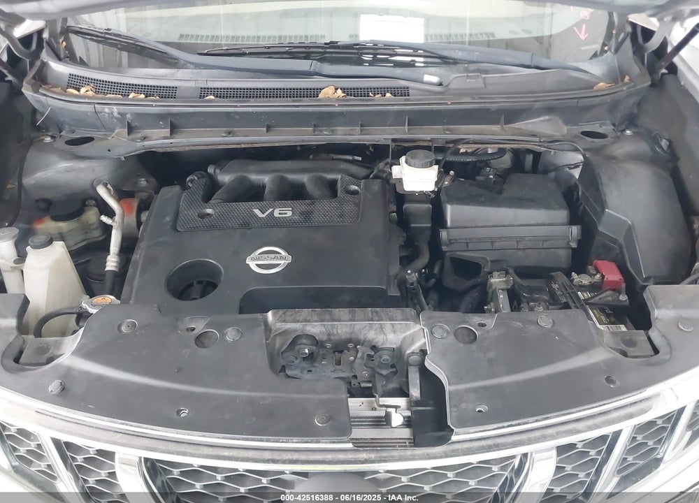 2011 NISSAN MURANO VIN: JN8AZ1MU2BW064929