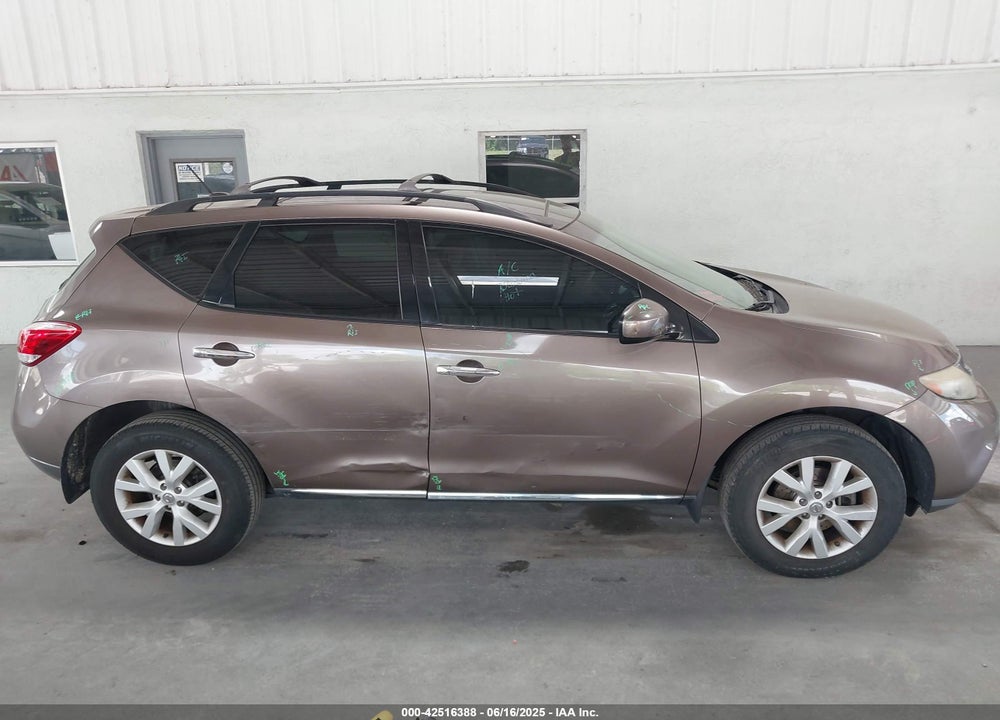 2011 NISSAN MURANO VIN: JN8AZ1MU2BW064929