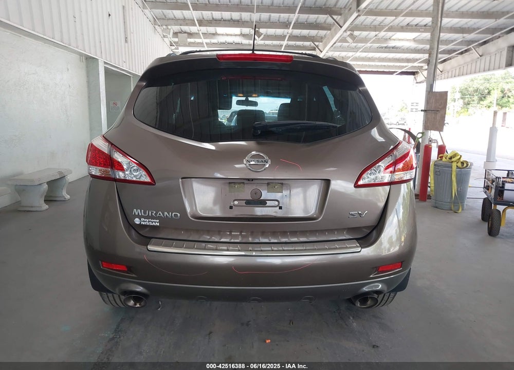 2011 NISSAN MURANO VIN: JN8AZ1MU2BW064929