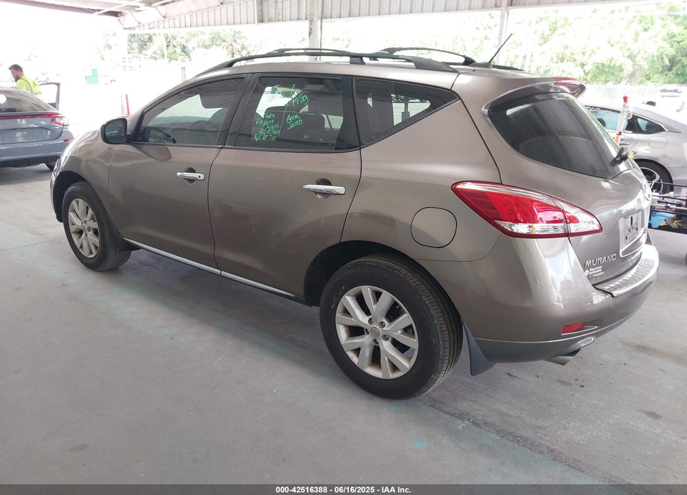 2011 NISSAN MURANO VIN: JN8AZ1MU2BW064929
