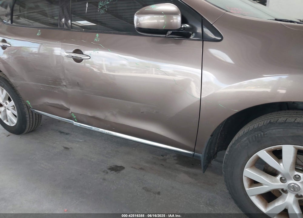 2011 NISSAN MURANO VIN: JN8AZ1MU2BW064929