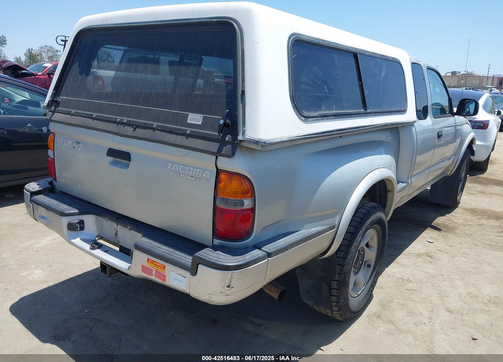 2001 TOYOTA TACOMA VIN: 5TESN92N81Z791242