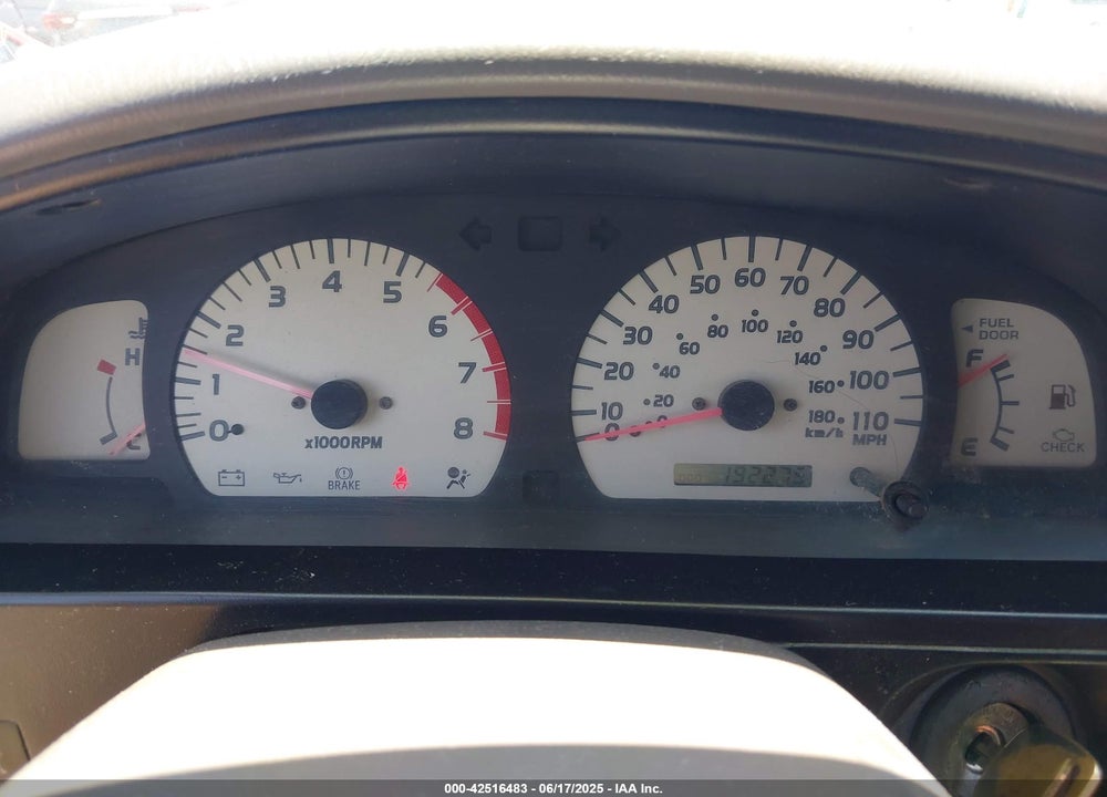 2001 TOYOTA TACOMA VIN: 5TESN92N81Z791242