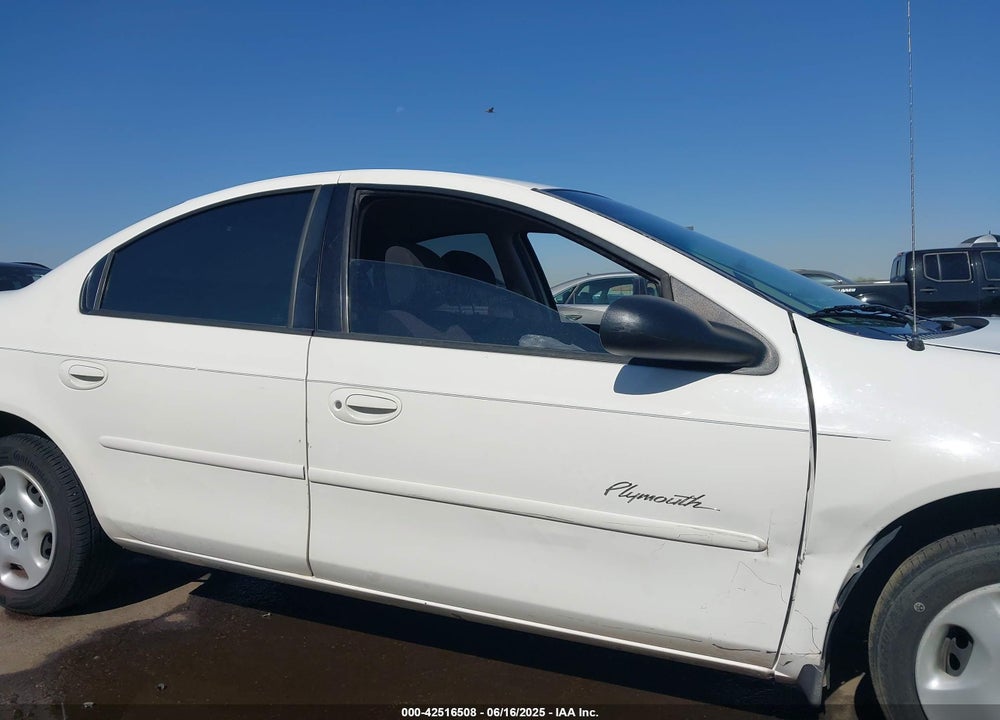 2001 PLYMOUTH NEON VIN: 1P3ES46C21D184862