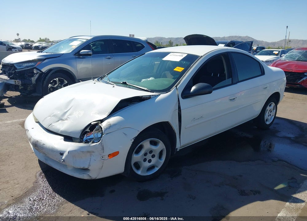 2001 PLYMOUTH NEON VIN: 1P3ES46C21D184862