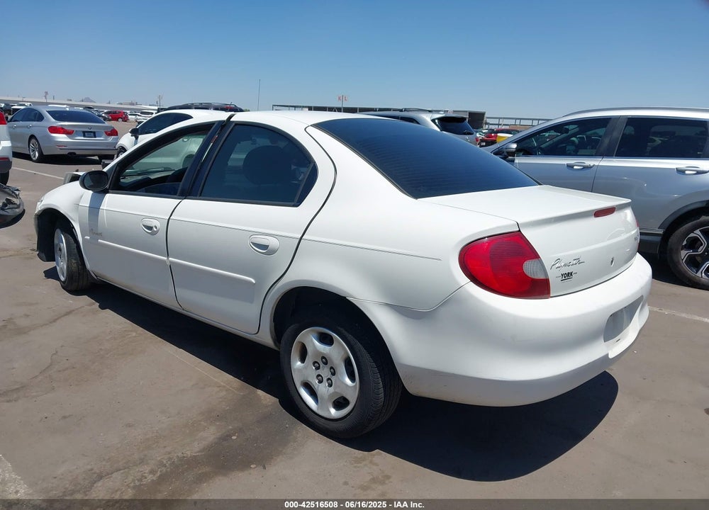 2001 PLYMOUTH NEON VIN: 1P3ES46C21D184862