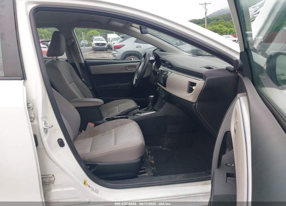 2016 TOYOTA COROLLA VIN: 2T1BURHE2GC739663