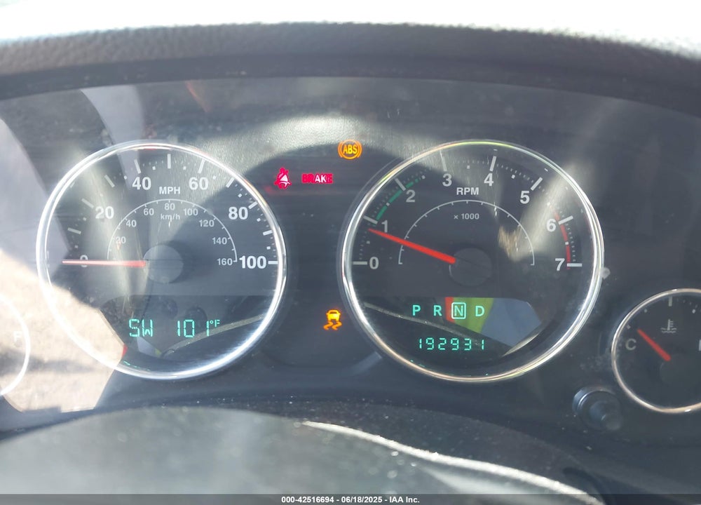 2011 JEEP WRANGLER UNLIMITED VIN: 1J4HA5H16BL542273