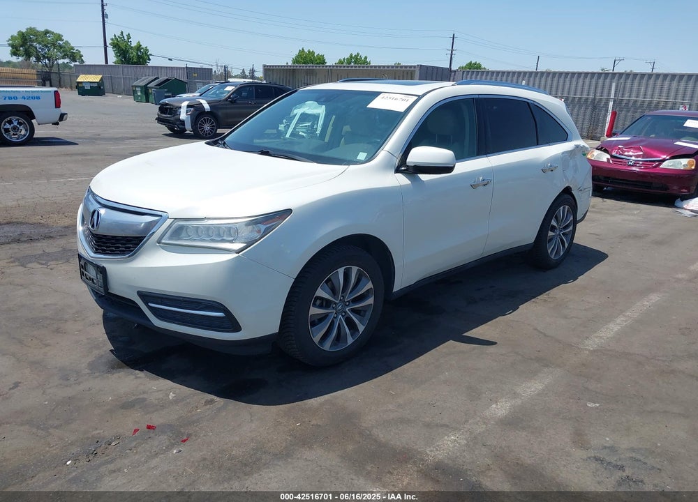 2014 ACURA MDX VIN: 5FRYD4H44EB042457