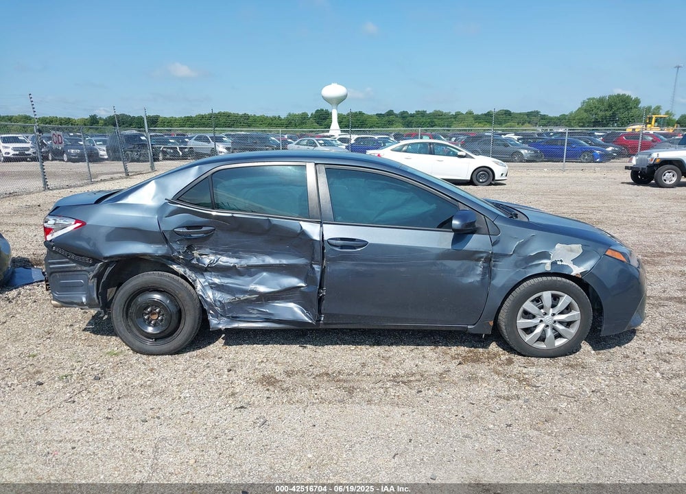 2016 TOYOTA COROLLA LE VIN: 5YFBURHE5GP508644