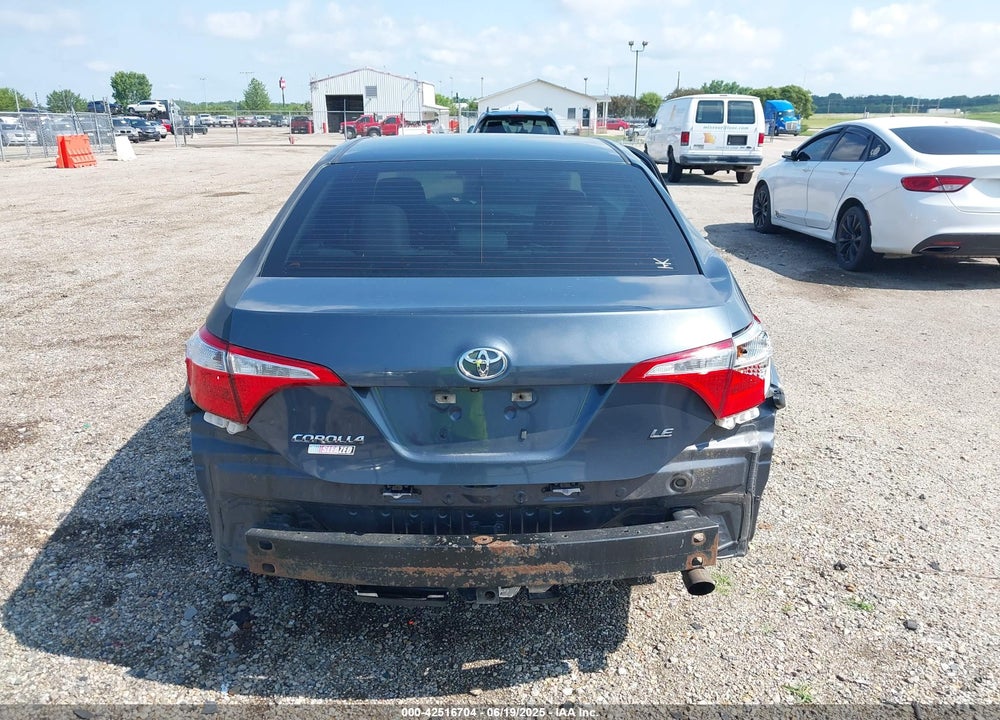 2016 TOYOTA COROLLA LE VIN: 5YFBURHE5GP508644