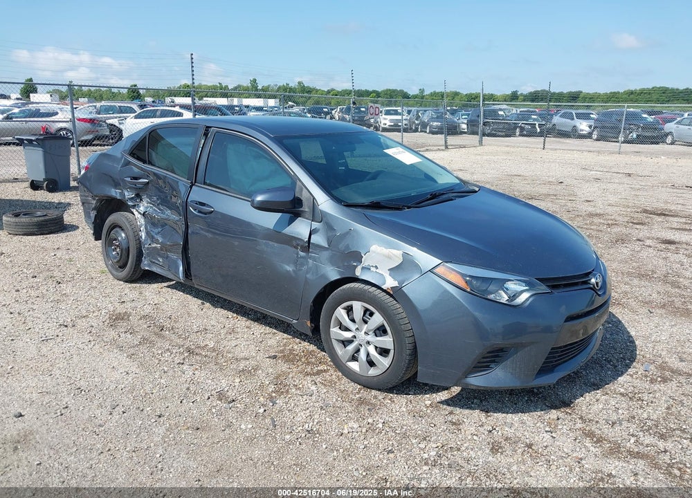 2016 TOYOTA COROLLA LE VIN: 5YFBURHE5GP508644
