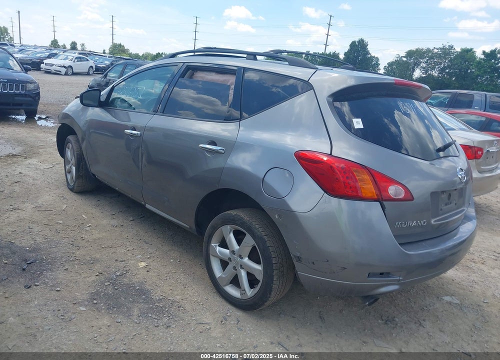2009 NISSAN MURANO VIN: JN8AZ18W09W137138