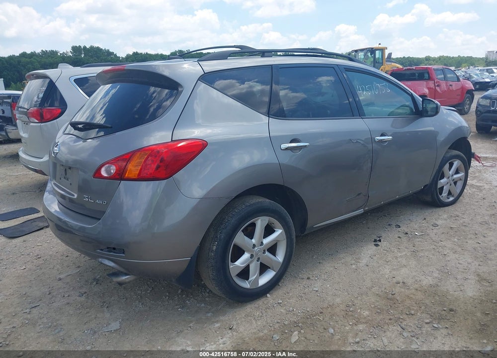 2009 NISSAN MURANO VIN: JN8AZ18W09W137138