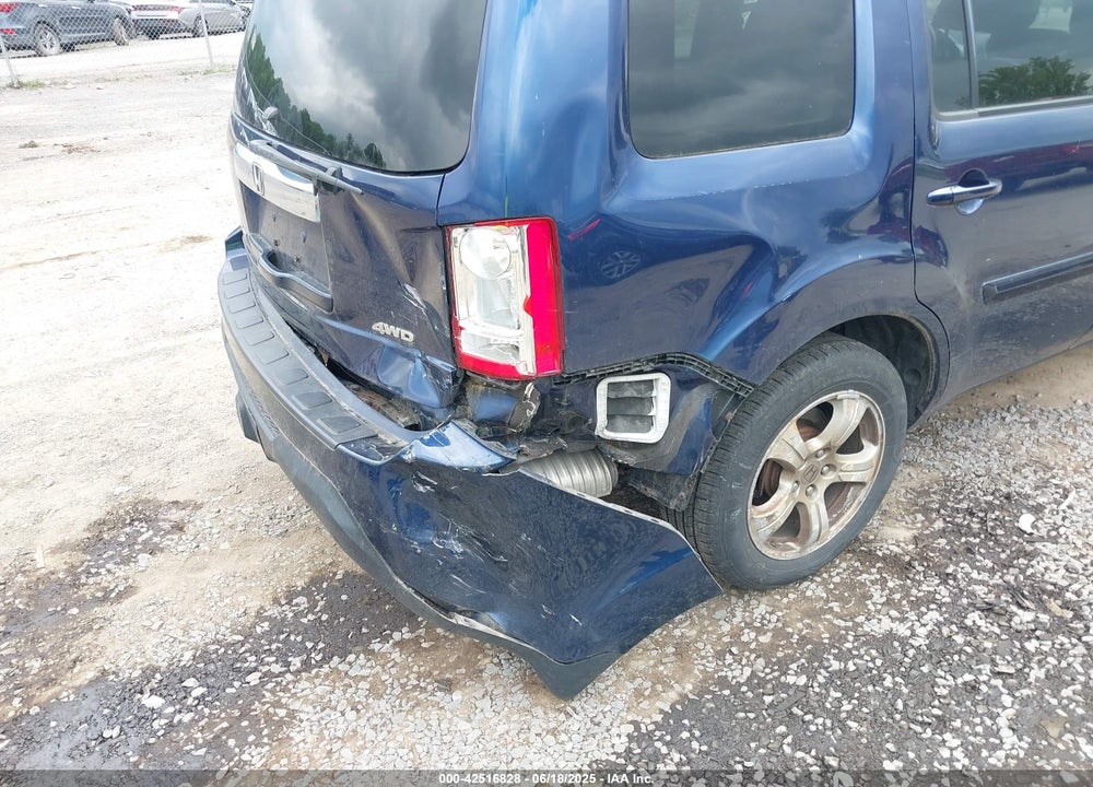 2015 HONDA PILOT EX-L VIN: 5FNYF4H54FB041721