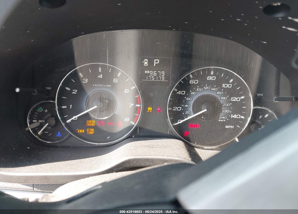 2010 SUBARU LEGACY VIN: 4S3BMCG64A3238569