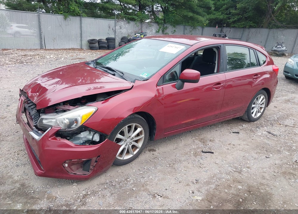 2013 SUBARU IMPREZA VIN: JF1GPAC68DH204039
