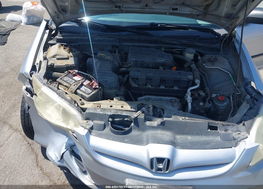 2005 HONDA CIVIC VP VIN: 2HGES16475H616587