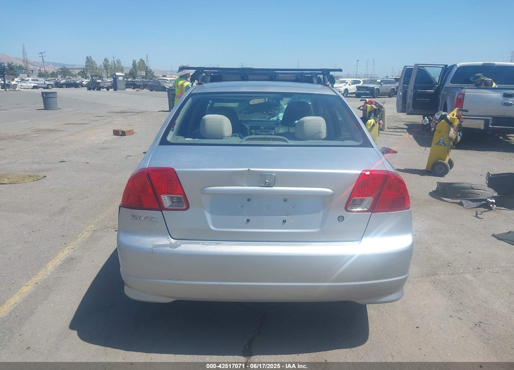 2005 HONDA CIVIC VP VIN: 2HGES16475H616587