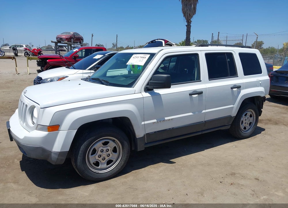 2016 JEEP PATRIOT SPORT VIN: 1C4NJPBA0GD629066