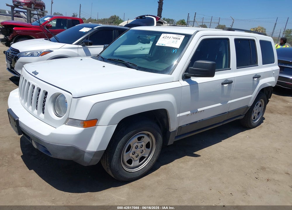 2016 JEEP PATRIOT SPORT VIN: 1C4NJPBA0GD629066