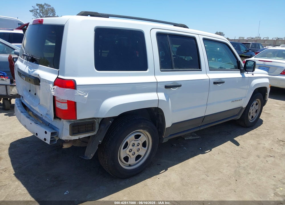 2016 JEEP PATRIOT SPORT VIN: 1C4NJPBA0GD629066