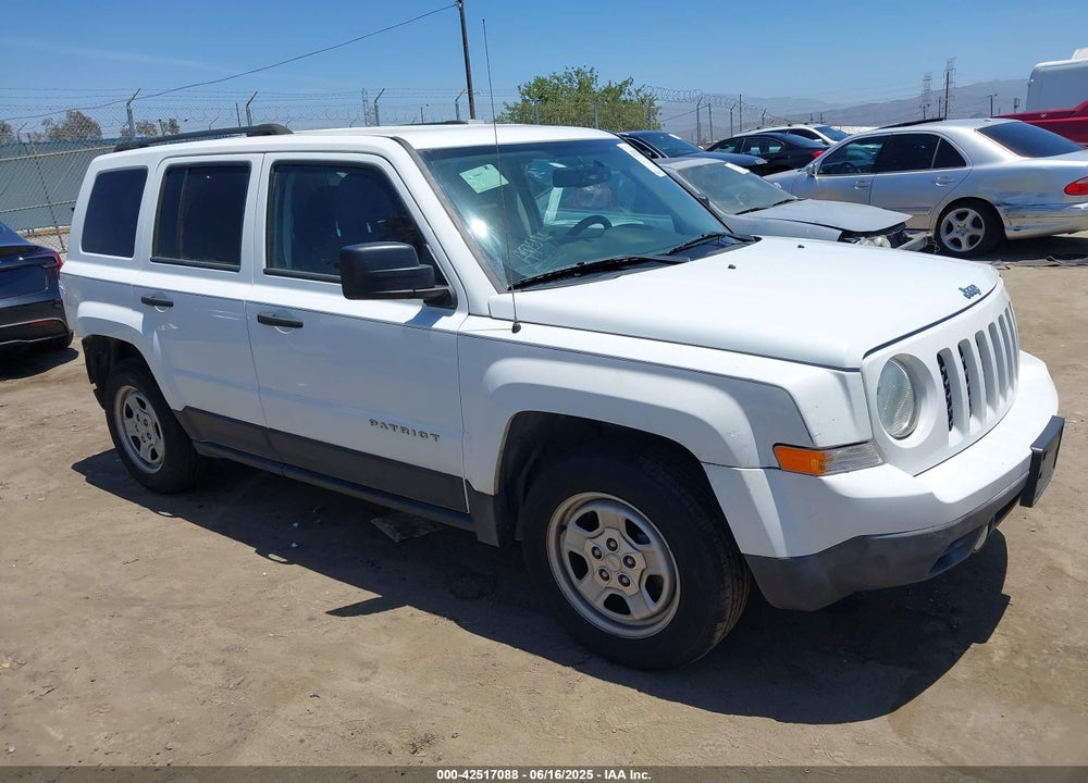 2016 JEEP PATRIOT SPORT VIN: 1C4NJPBA0GD629066