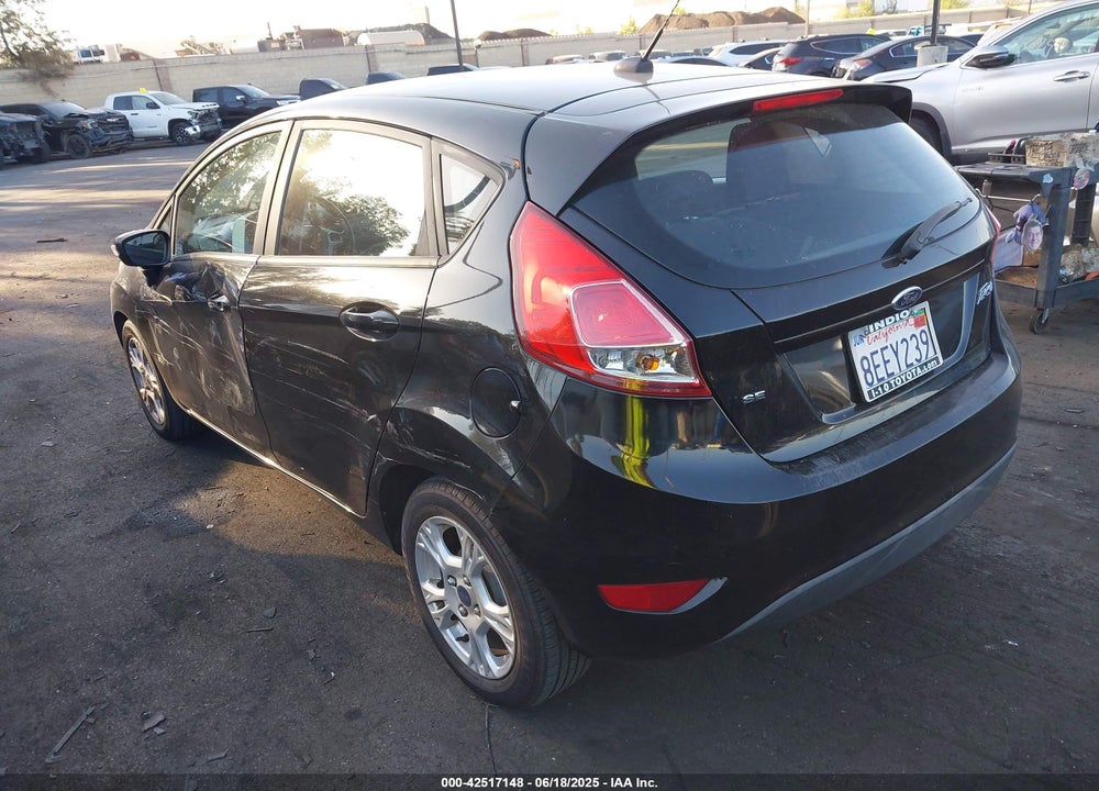 2016 FORD FIESTA SE VIN: 3FADP4EJ2GM112222