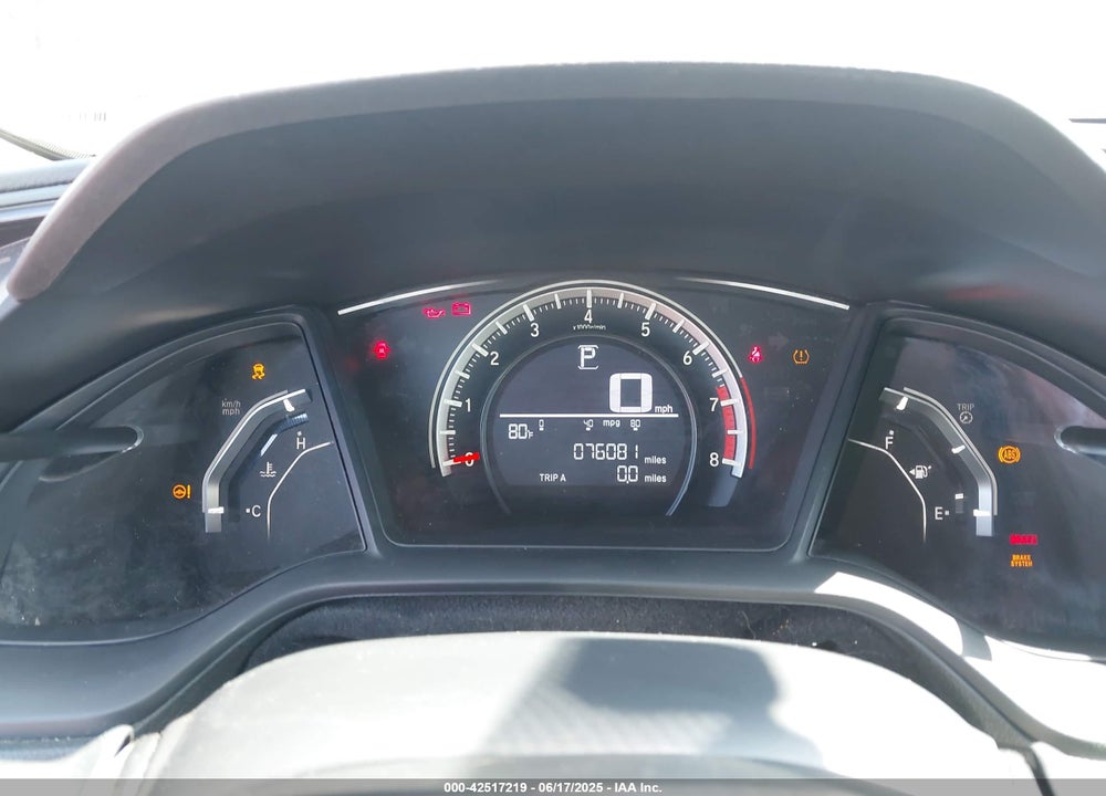 2016 HONDA CIVIC VIN: 19XFC2F54GE228083