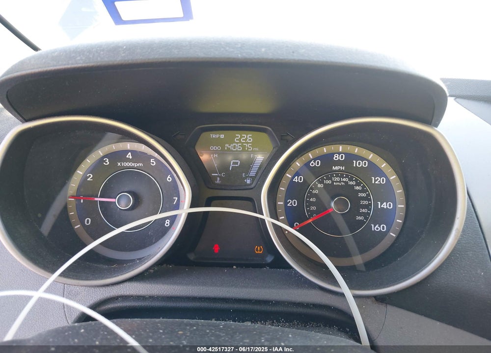 2013 HYUNDAI ELANTRA VIN: KMHDH4AE6DU944455